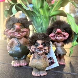 Cheerful Nyform Troll Family ~ Rich colors!